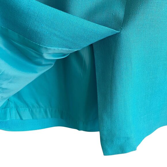 Vintage Kasper for ASL Skirt Suit Womens 10 Check Blazer Shoulder Pads 90s - Picture 9 of 9